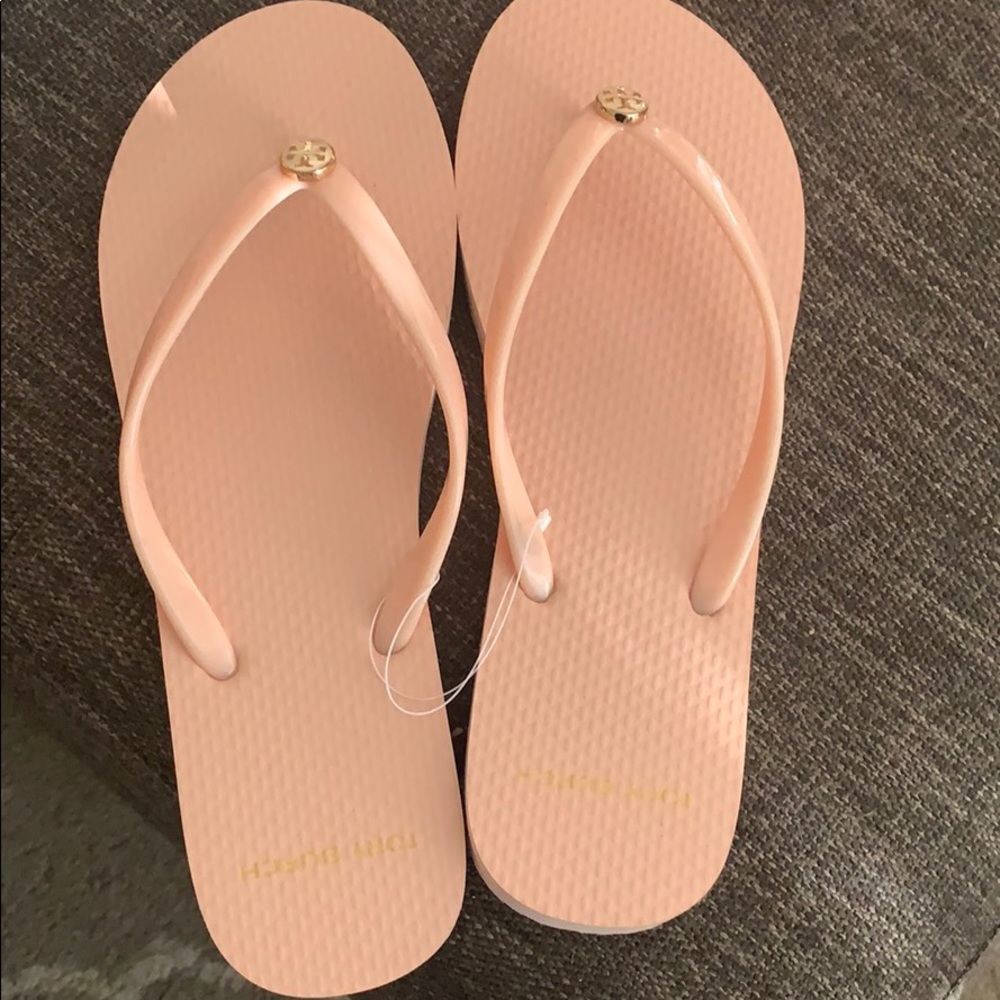 tory burch flip flops! brand new